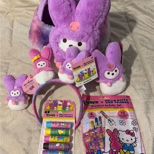 Peeps x Hello kitty ( Kuromi ) Easter basket + Accessories